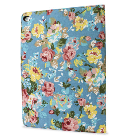 Housse iPad Air 2 Encase Flower – Bleue