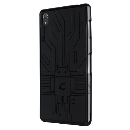 Cruzerlite Bugdroid Circuit für Sony Xperia Z3 Hülle in Schwarz