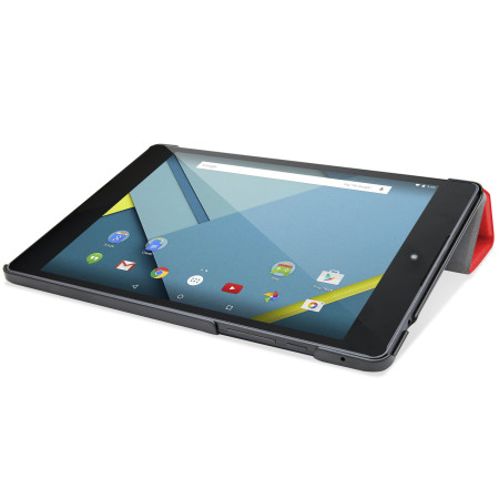 Encase Silk Google Nexus 9 Folio Stand Case - Red