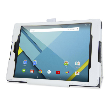 Housse Google Nexus 9 Encase Stand and Type – Blanche