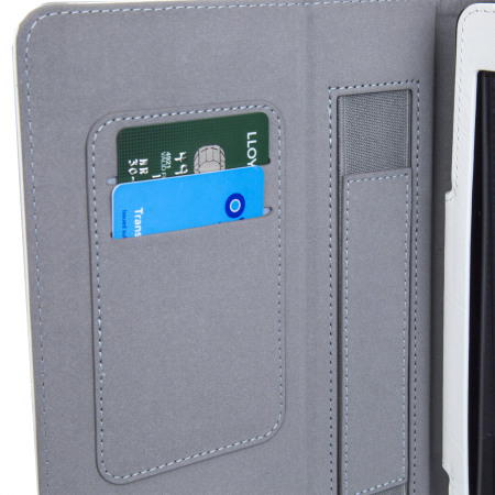 Encase Google Nexus 9 Tasche Wallet Stand in Weiss