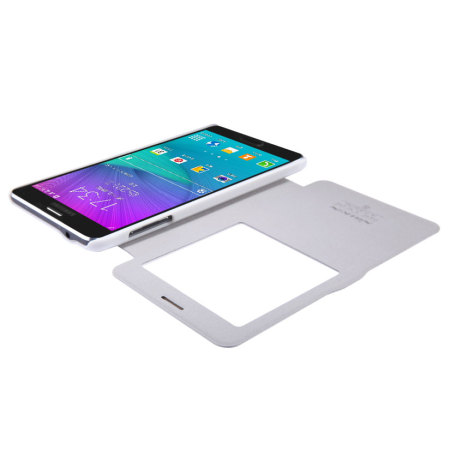 Nillkin Leather-Style Samsung Galaxy Note 4 View Case - White