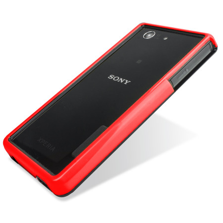 Ontoegankelijk Maan oppervlakte impliciet Encase FlexiFrame Sony Xperia Z3 Compact Bumper - Red