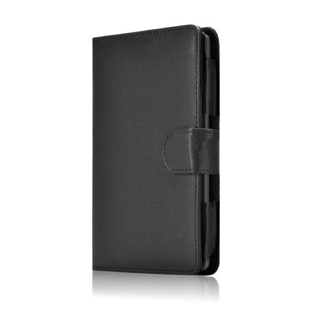 Encase Leather-Style Amazon Kindle Voyage Folio Case - Black