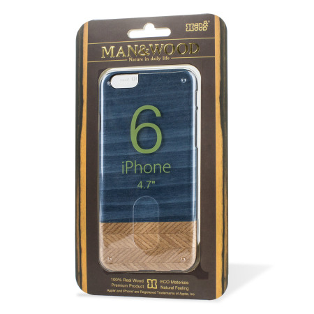 Man&Wood iPhone 6S Wooden Case - Denim