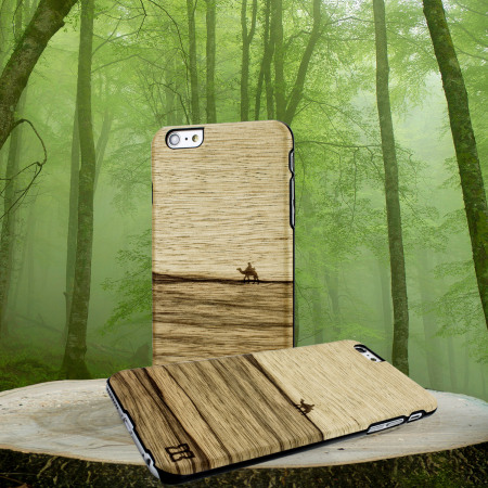 Funda iPhone 6s Plus / 6 Plus Man&Wood de Madera - Tierra