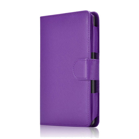 Encase Leather-Style Amazon Kindle Voyage Folio Case - Purple