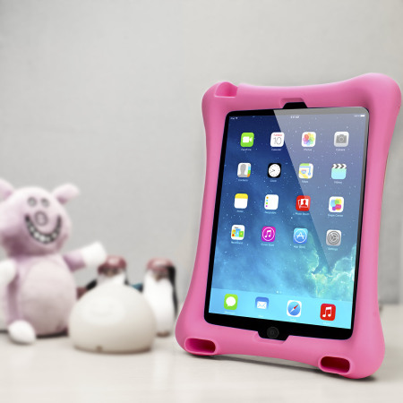 Funda iPad Mini 3/2/1 Encase Big Softy Child-Friendly Silicona - Rosa