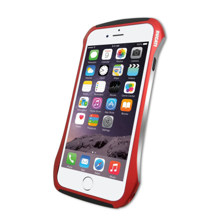 Verleiding haspel Pef Draco Ducati 6 iPhone 6S / 6 Aluminium Bumper - Flare Red