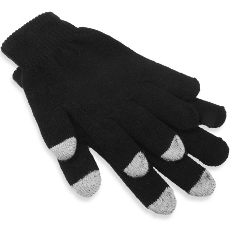 Smart TouchTip Women's Gloves for Capacitive Touch Screens - Black