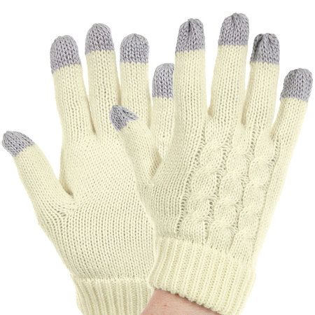 KitSound Audio Beanie and Touch Screen Gloves Pack - Gold Lurex Thread