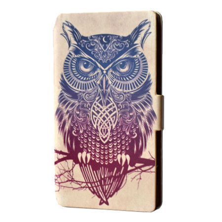 Create and Case Sony Xperia Z3 Compact Book Case - Warrior Owl
