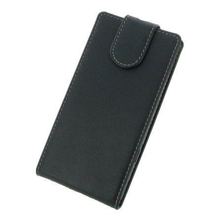 PDair Leather Nokia Lumia 930 Top Flip Case - Zwart