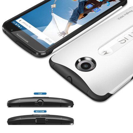 Coque Nexus 6 Rearth Ringke MAX – Blanche