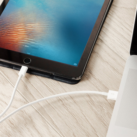 3x Olixar iPad Air 2 / Pro / 4 / Mini Lightning to USB Charging Cable - White 1m