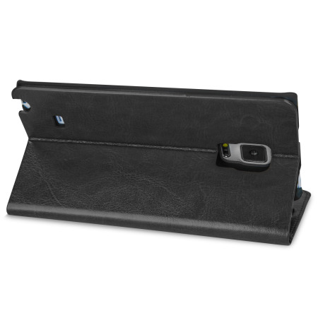 Encase Samsung Galaxy Note Edge Wallet suojakotelo - Musta