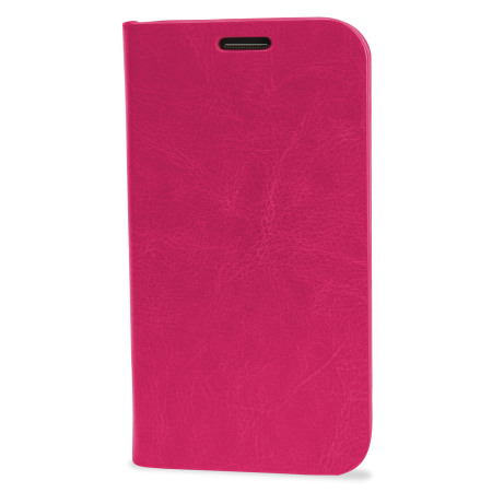 Encase Slim Leather-Style Samsung Galaxy Ace 4 Wallet Case - Pink