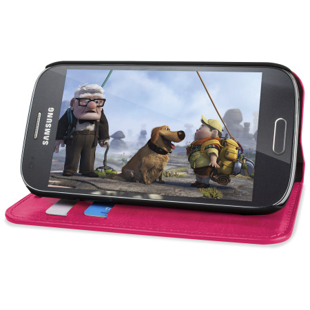 Encase Slim Samsung Galaxy Ace 4 WalletCase Tasche in Pink