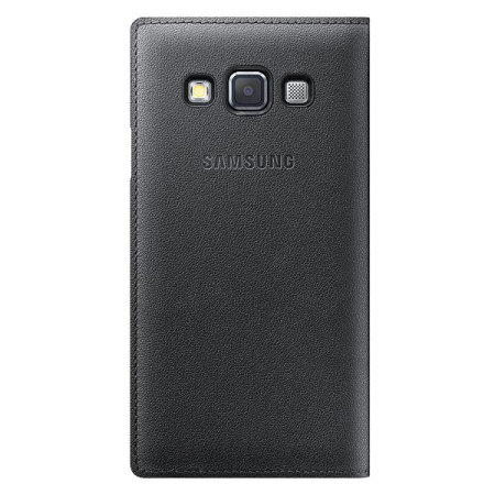 Official Samsung Galaxy A3 2015 Flip Cover - Charcoal
