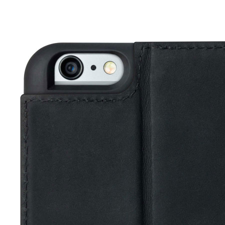 Twelve South BookBook iPhone 6S Plus /6 Plus Leather Wallet Case Black