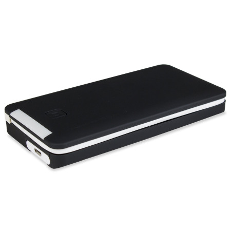 Olixar 5000mAh High Capacity Power Bank with Built-in Cable - Black