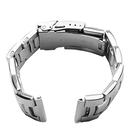 Bracelet Montre Acier Inoxydable 22mm - Pour TAG Heuer Monaco CBL2115/CBL2111 - Argent - Longueur 180mm