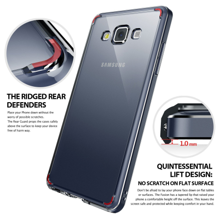 Rearth Ringke Fusion Case voor de Samsung Galaxy A5 2015 - Smoke Zwart