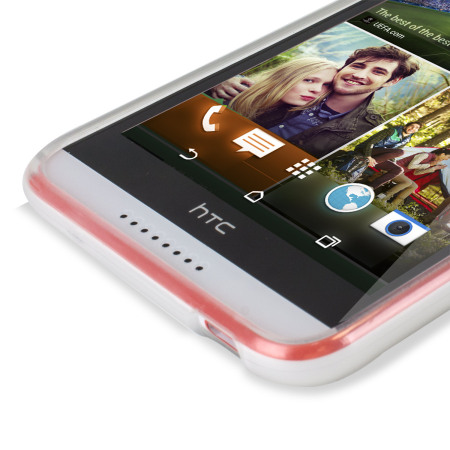 Funda HTC Desire 820 Encase FlexiShield - Blanca