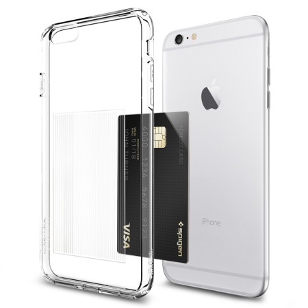 Spigen Ultra Hybrid Id Iphone 6s Plus 6 Plus Bumper Case Crystal Clear