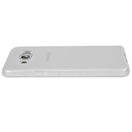 Encase FlexiShield Galaxy A5 2015 suojakotelo - Huurteinen valkoinen