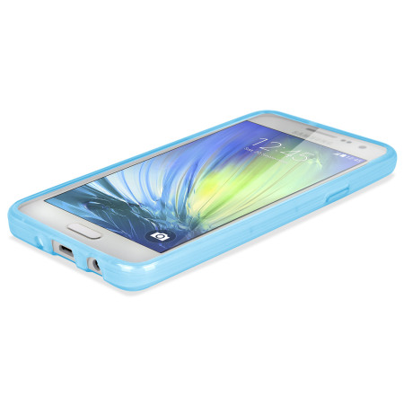 Encase FlexiShield Samsung Galaxy A7 2015 Gel Case - Light Blue