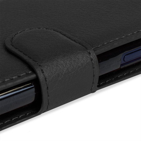 Olixar Leather-Style HTC Desire 510 Wallet Case - Black