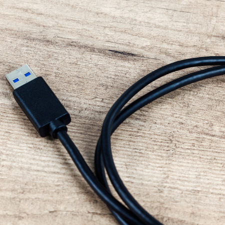 Olixar 1m Black USB-A to USB-C Charging Cable