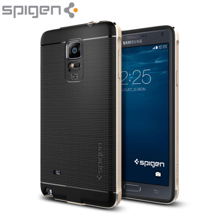 Spigen Neo Hybrid Metal Samsung Galaxy Note 4 Case - Champagne Gold