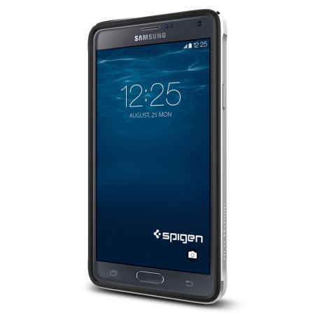 Spigen SGP Neo Hybrid Metal Galaxy Note 4 - Zilver