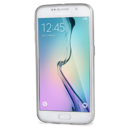Coque Samsung Galaxy S6 Encase FlexiShield – Blanche Givrée