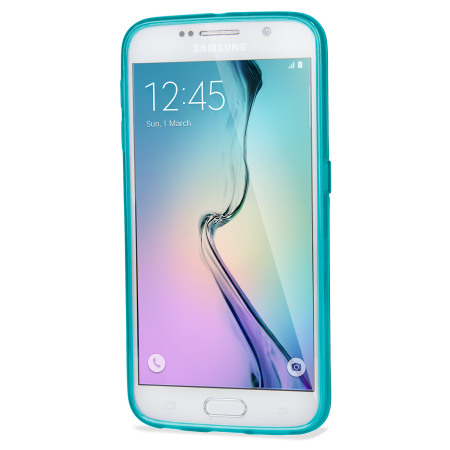 FlexiShield Samsung Galaxy S6 Gel Case - Light Blue