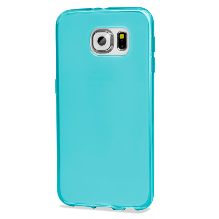 Olixar FlexiShield Samsung Galaxy S6 Gelskal - Ljusblå