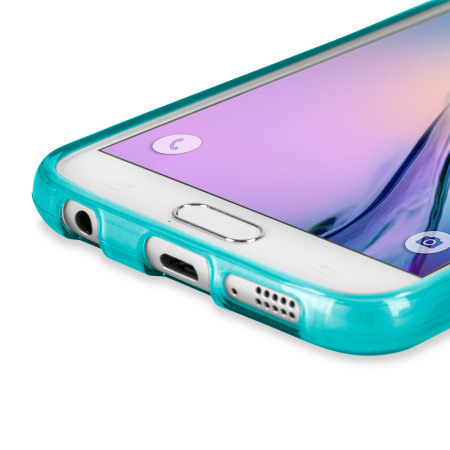 Encase FlexiShield Case Samsung Galaxy S6 Hülle in Light Blue