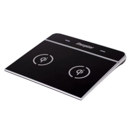 Energizer Qi Dual Wireless Charging Pad with EU AC Adapter