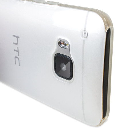 Funda HTC One M9 Olixar FlexiShield - Blanca Transparente