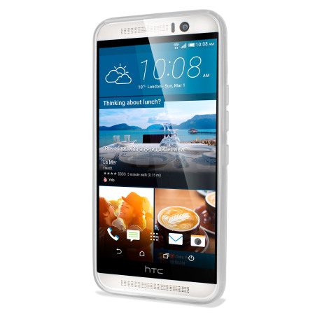 Encase FlexiShield Case HTC One M9 Hülle in Frost White
