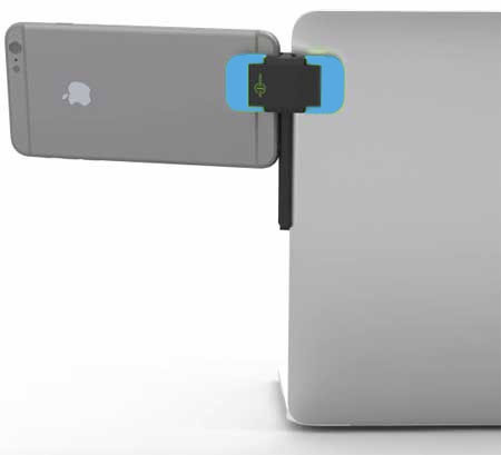 Clip para portátil Ten One Design - Azul