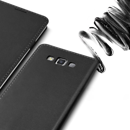 Verus Crayon Diary Samsung Galaxy A7 2015 Leather-Style Case - Black