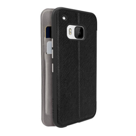Case-Mate Stand Folio HTC One M9 Wallet Case - Black/Grey
