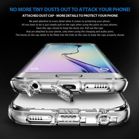 Rearth Ringke Fusion Samsung Galaxy S6 Edge Case - Crystal Clear