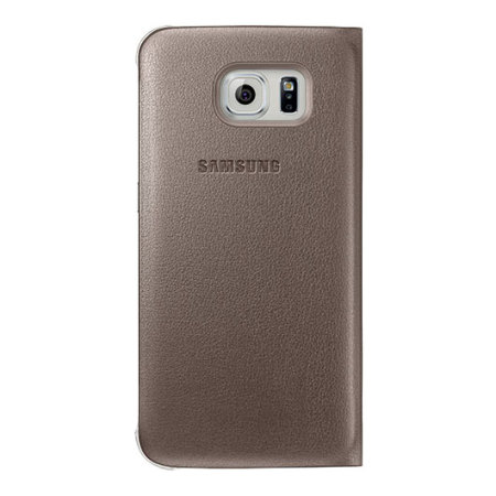 Officiële Samsung Galaxy S6 S View Premium Cover Case - Goud