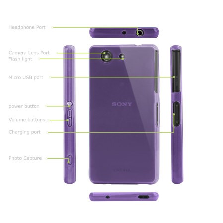 4 Pack - FlexiShield Cases voor Sony Xperia Z3 Compact