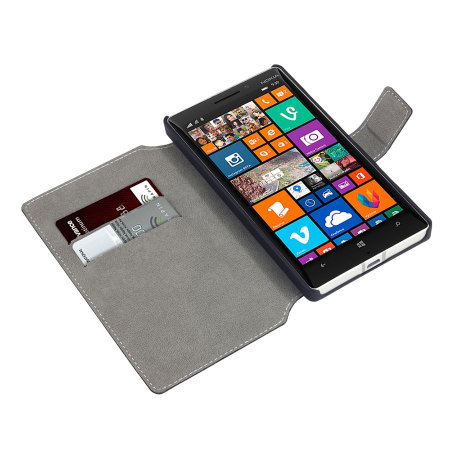 Encase Nokia Lumia 930 Stand and Wallet Case - Black