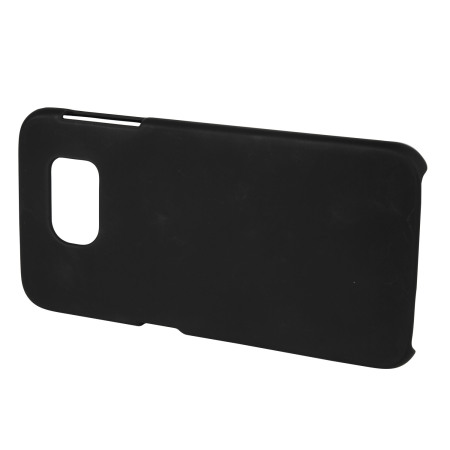Rubberised Samsung Galaxy S6 Hard Shell Case - Black